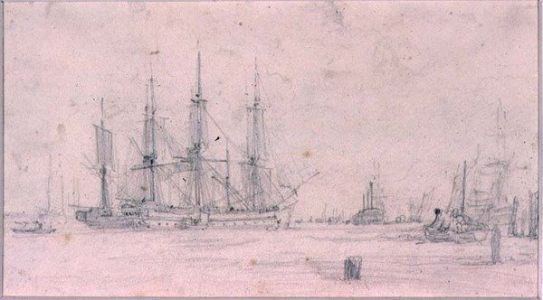 Kompozíciós tanulmányok (rajz) alkotó: Augustus Wall Callcott