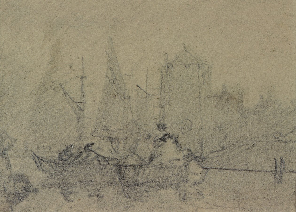 Kompozíciós tanulmányok (rajz) alkotó: Augustus Wall Callcott
