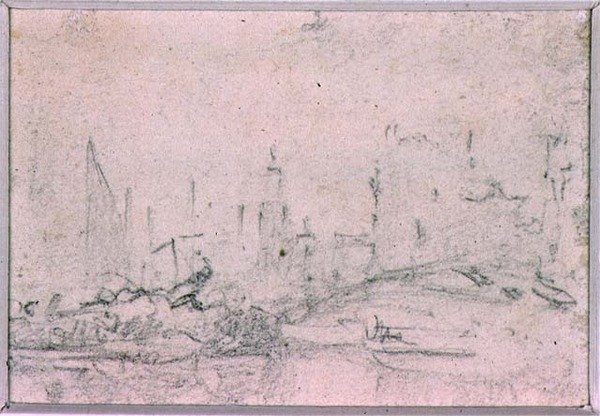 Kompozíciós tanulmányok (rajz) alkotó: Augustus Wall Callcott
