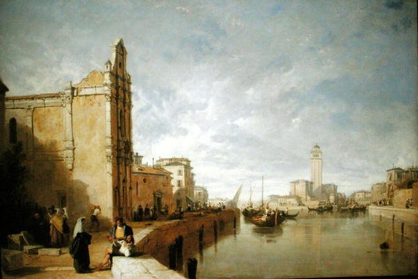 Velence (olaj, vászon) alkotó: Augustus Wall Callcott