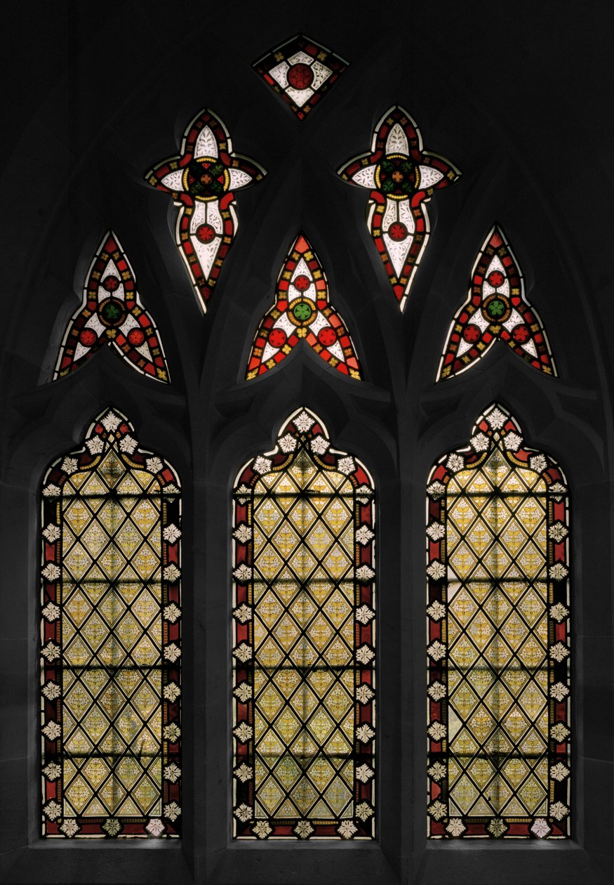 Kolostor ablaka, 1846 (festett üveg) alkotó: Augustus Welby Northmore Pugin