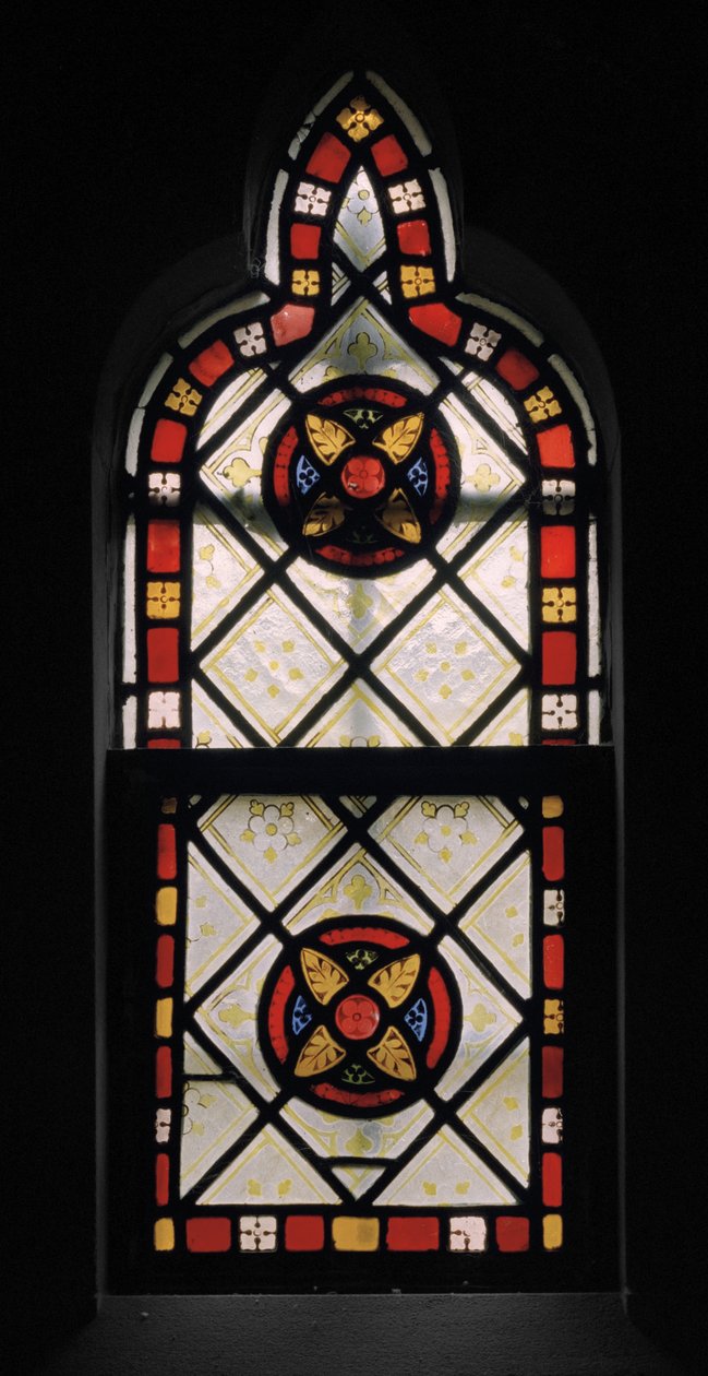 Gyóntatóablak a Lady Chapel-ben, 1849 (festett üveg) alkotó: Augustus Welby Northmore Pugin