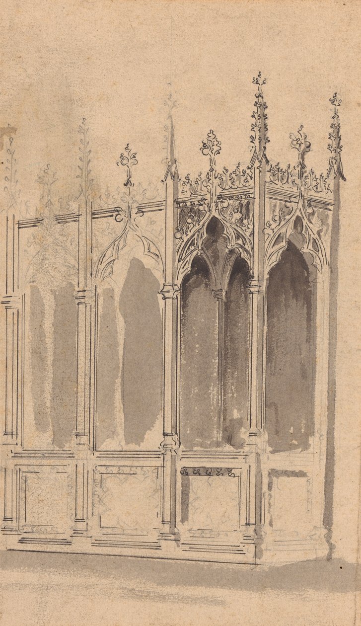 Tervezés gótikus képernyőhöz alkotó: Augustus Welby Northmore Pugin