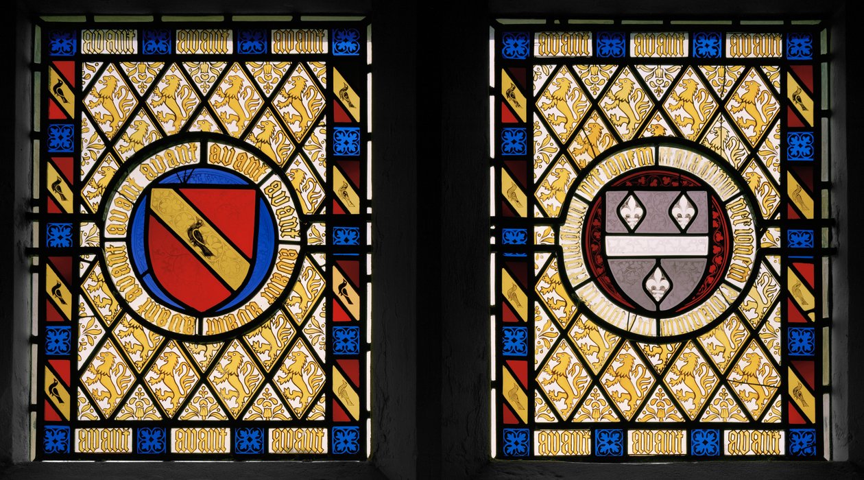 Ebédlő ablak, 1844 (festett üveg) alkotó: Augustus Welby Northmore Pugin