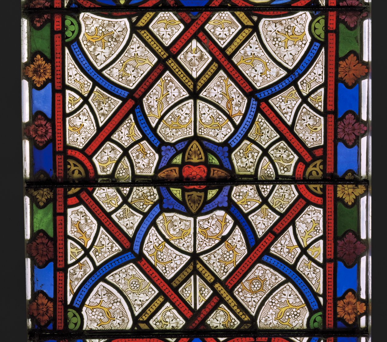 Keleti ablak, részlet, 1849 (festett üveg) alkotó: Augustus Welby Northmore Pugin