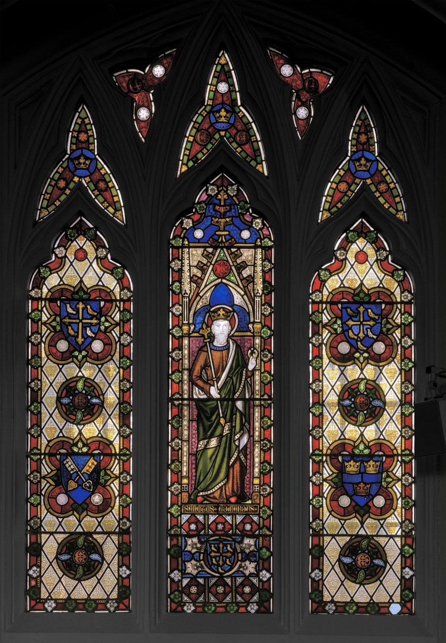 Hitvalló Edward, 1846 (ólomüveg) alkotó: Augustus Welby Northmore Pugin