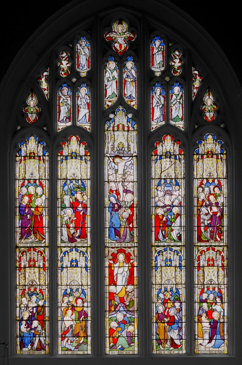 Események Krisztus életében, 1851 (festett üveg) alkotó: Augustus Welby Northmore Pugin