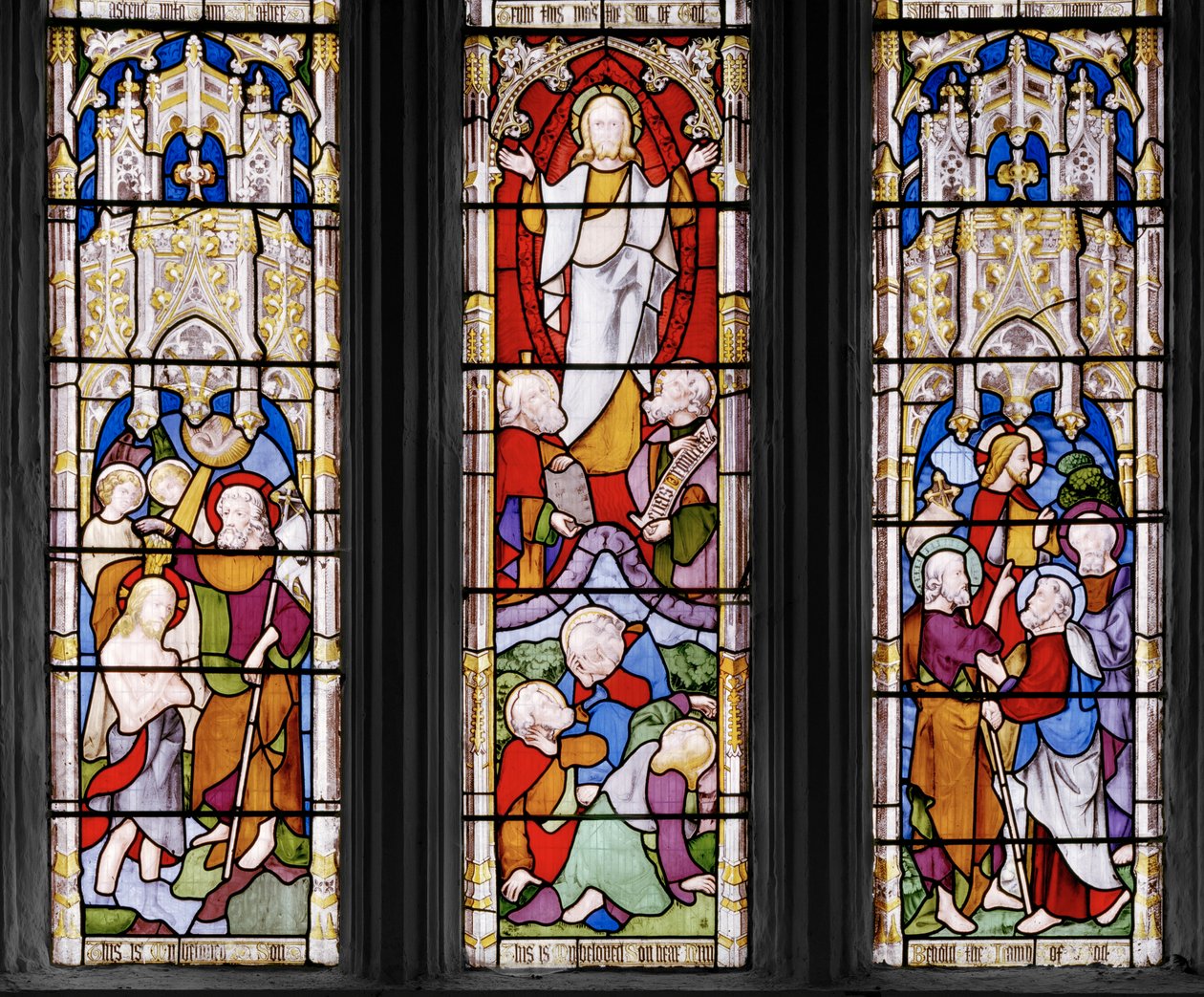 Események Krisztus életében, részlet, 1851 (festett üveg) alkotó: Augustus Welby Northmore Pugin