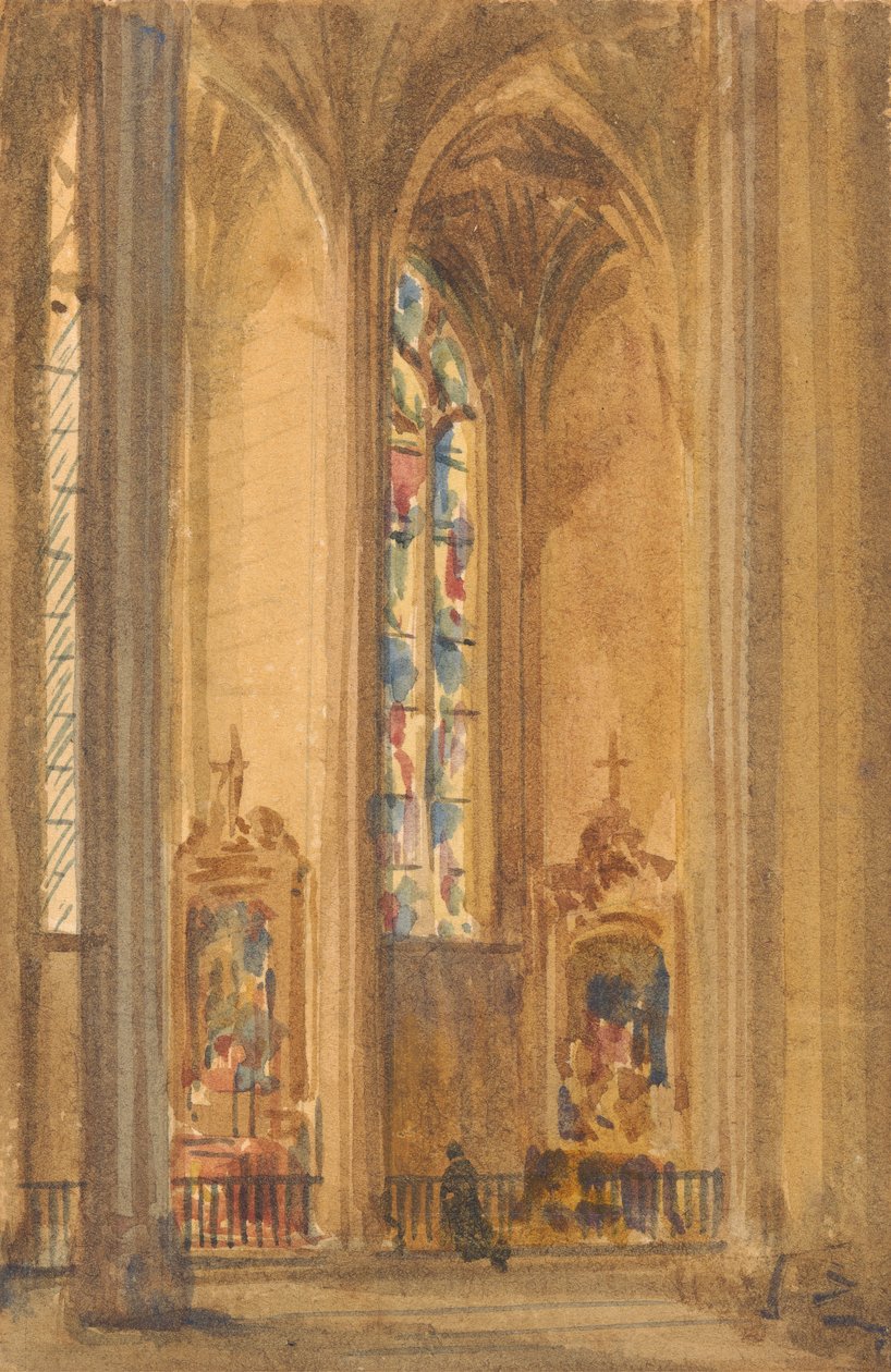 Gótikus templom belseje alkotó: Augustus Welby Northmore Pugin