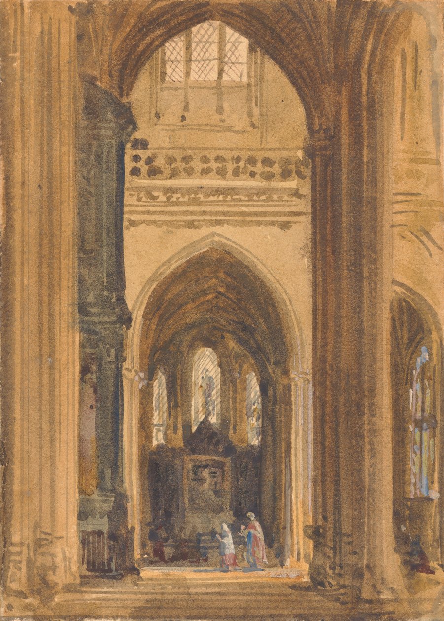 Gótikus templom belseje alkotó: Augustus Welby Northmore Pugin