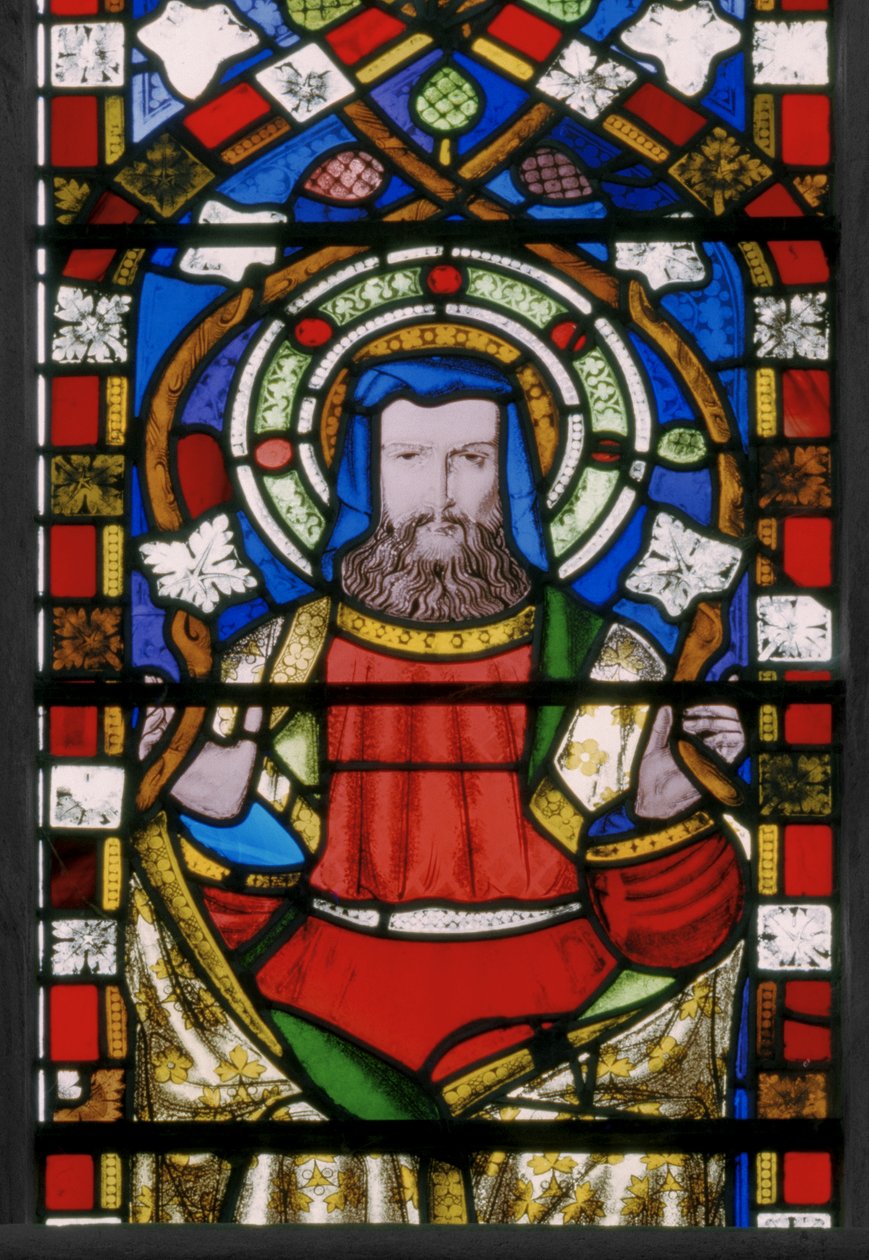 Jesse Tree, részlet, 1848 (ólomüveg) alkotó: Augustus Welby Northmore Pugin