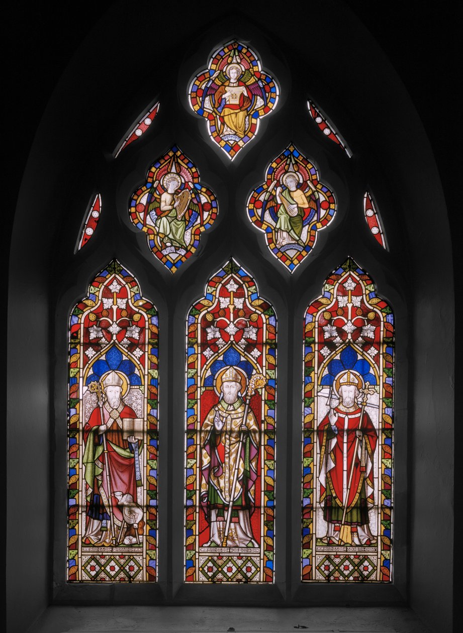 Szent Osmund és Szent Tamás, 1848 (ólomüveg) alkotó: Augustus Welby Northmore Pugin