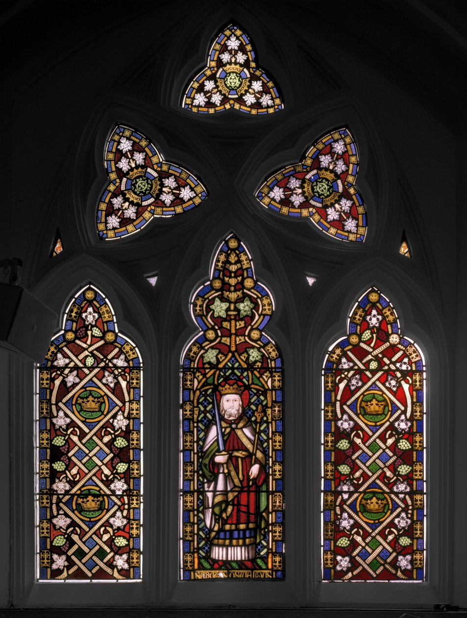 St Oswald, 1846 (ólomüveg) alkotó: Augustus Welby Northmore Pugin
