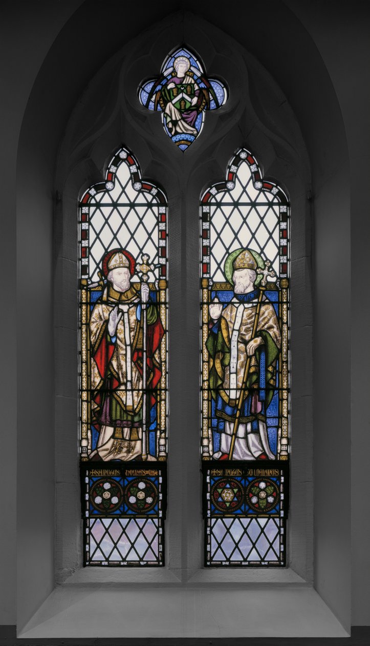 Szent Tamás és Szent Gulielmus, 1848 (ólomüveg) alkotó: Augustus Welby Northmore Pugin