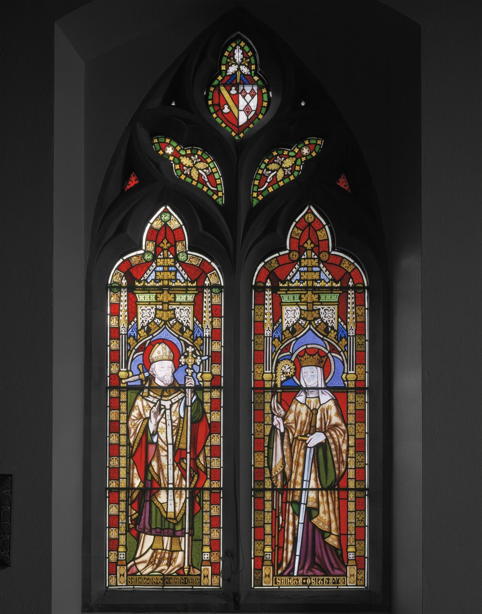 Canterbury-i Szent Tamás és St. Osith, 1847 (ólomüveg) alkotó: Augustus Welby Northmore Pugin