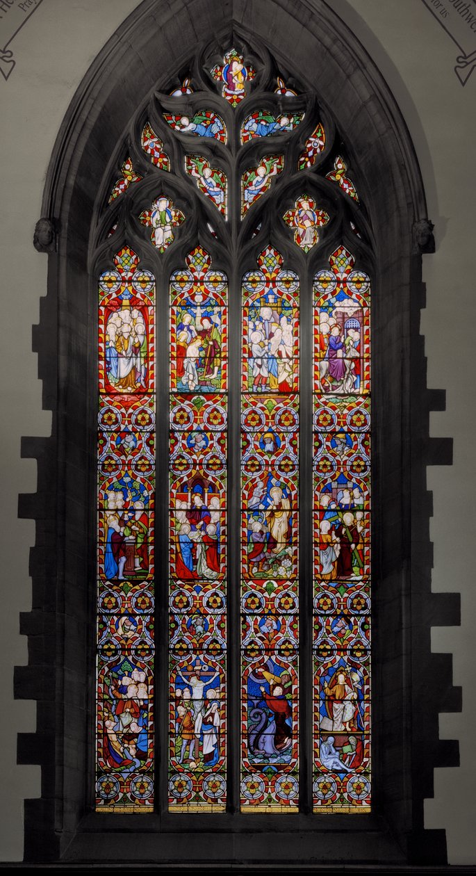 Típusok Anti-Types, 1850 (ólomüveg) alkotó: Augustus Welby Northmore Pugin