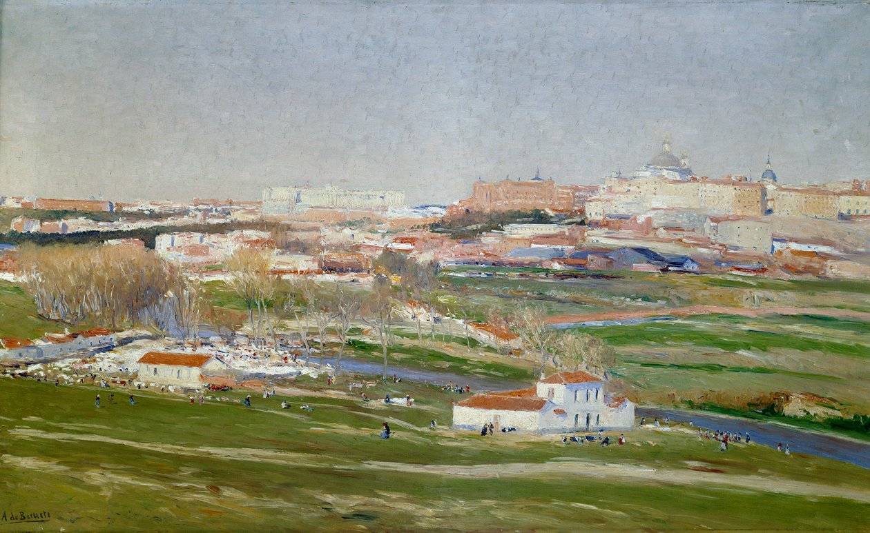 San Isidro rétje - Aureliano de Beruete alkotó: Aureliano de Beruete
