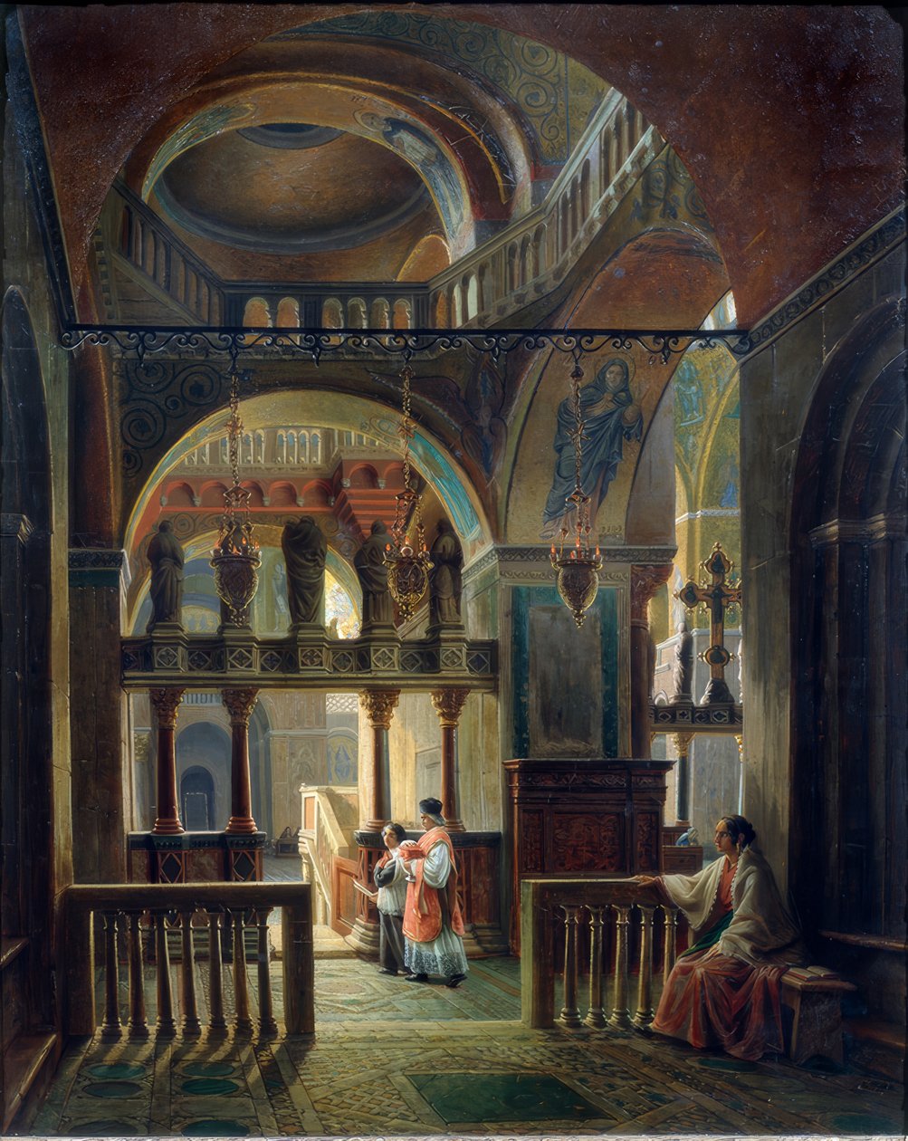 A Clemenskapelle a Markuskirche-ben alkotó: Aurèle Robert