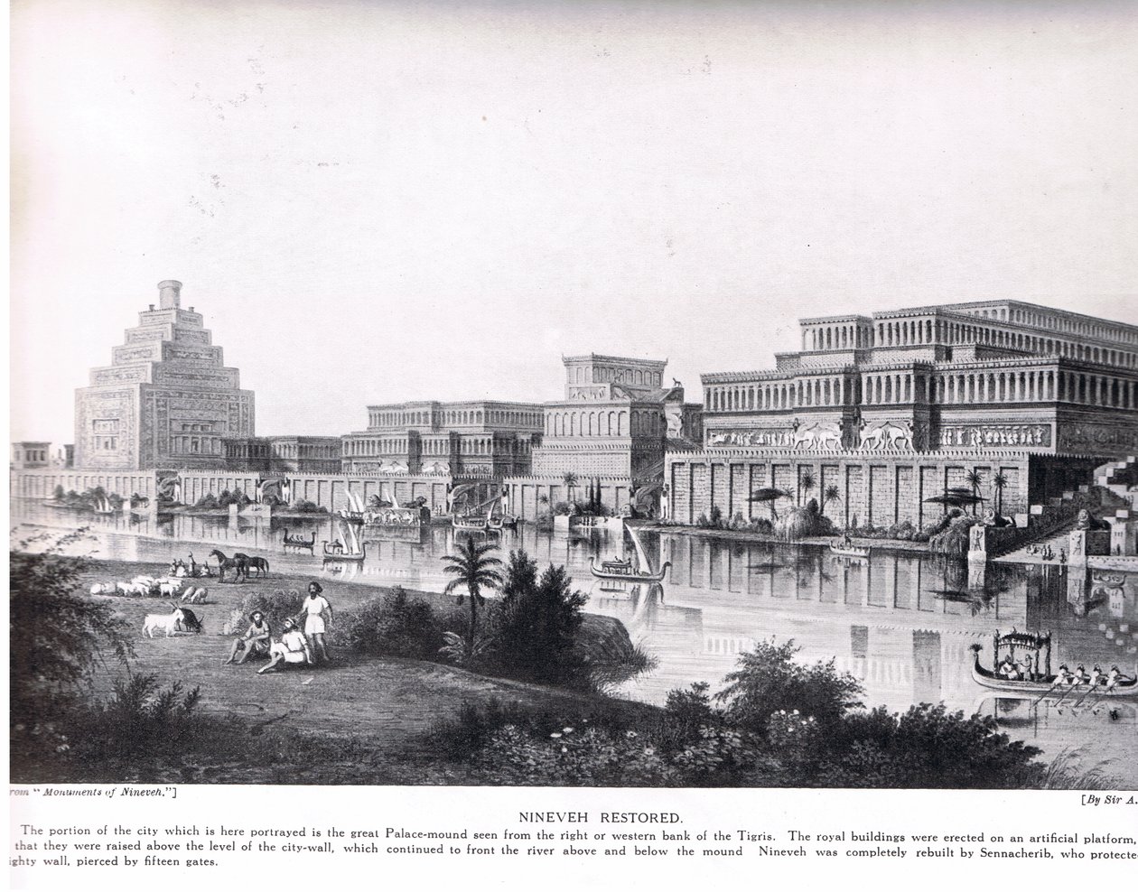 Ninive restaurálva, illusztráció a „Hutchinson