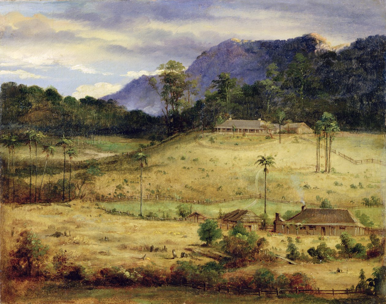 Tanyák, 1850 körül alkotó: Australasian School