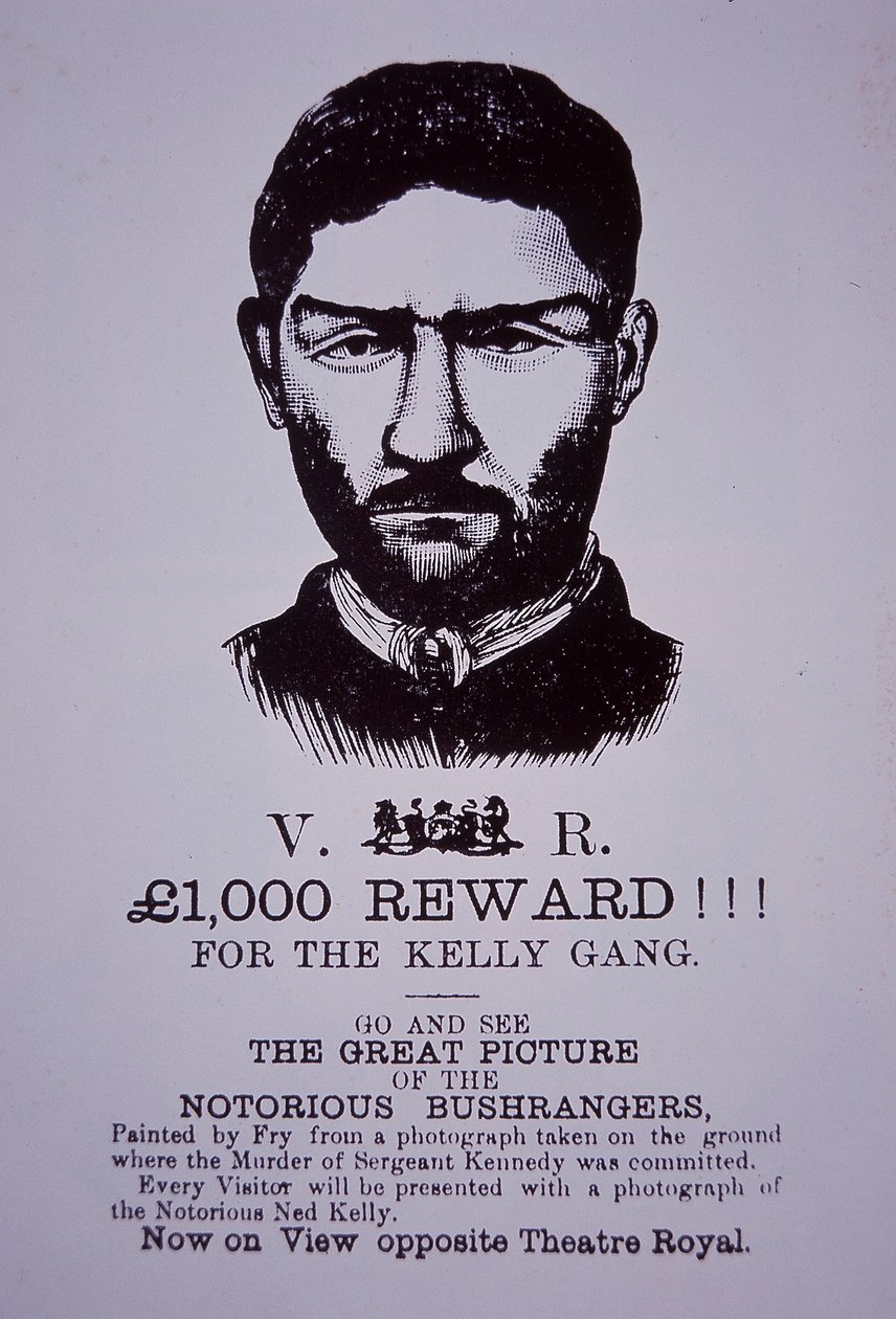 Ned Kelly jutalomplakát alkotó: Australian School
