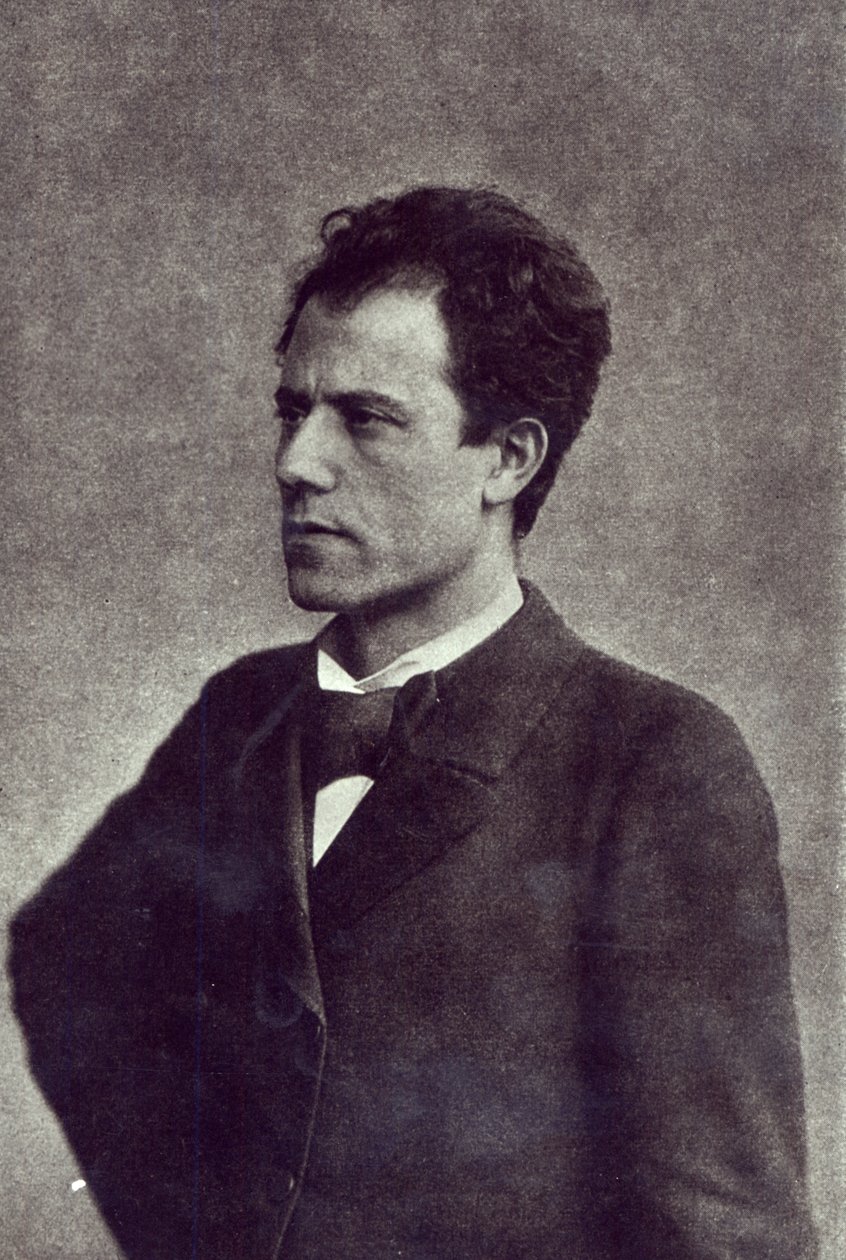 Gustav Mahler portréja, 1897 alkotó: Austrian Photographer