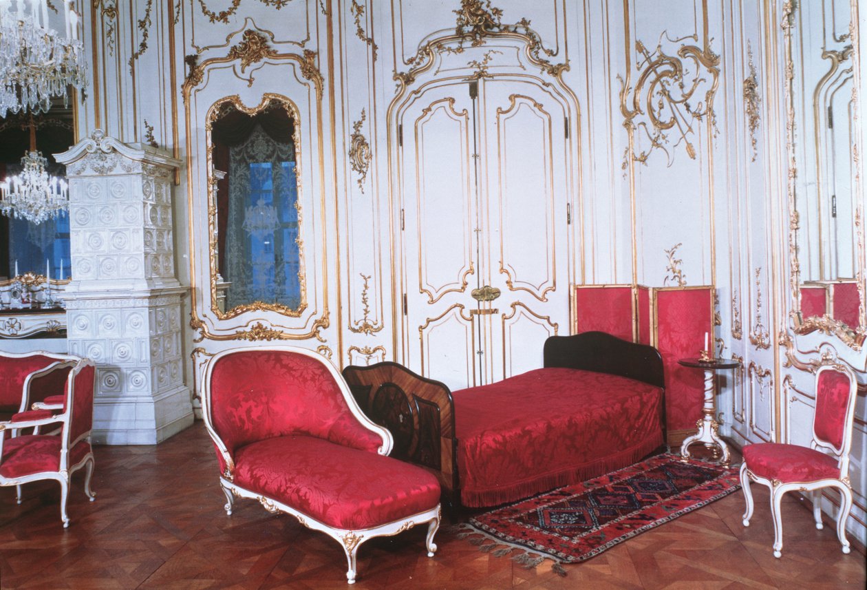 Bajor Erzsébet, osztrák császárné (1837-98), Ferenc József osztrák császár (1830-1916) felesége hálószobája alkotó: Austrian Photographer