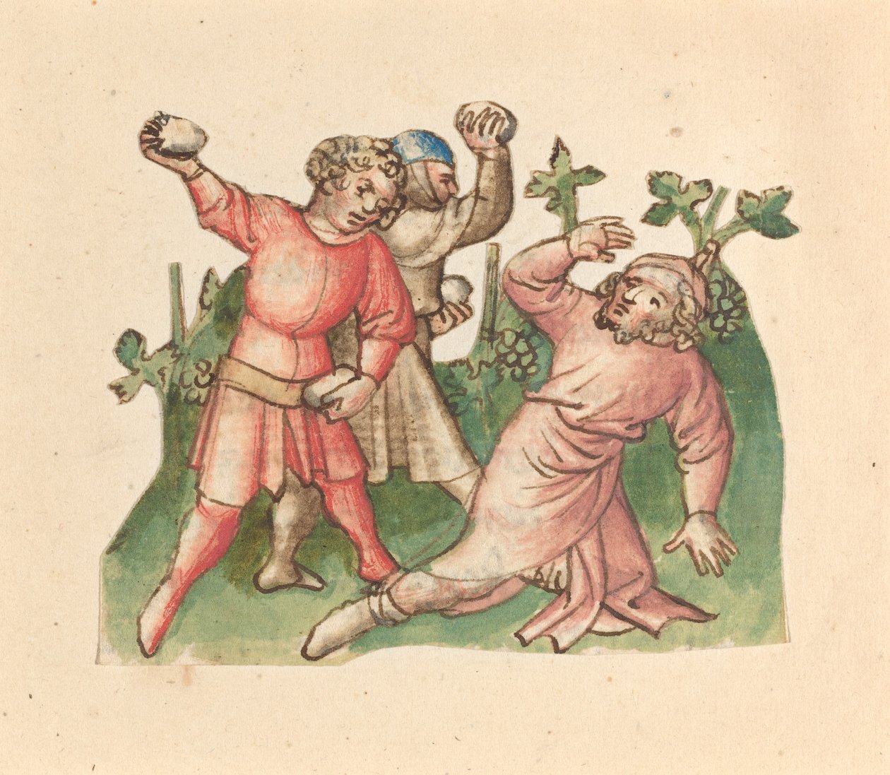 Nábót megkövezése alkotó: Austrian 15th Century