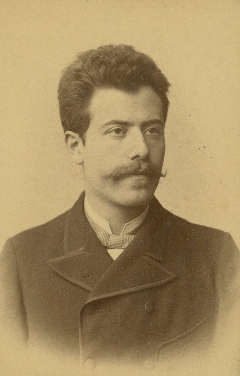 Gustav Mahler, 1884 alkotó: Austrian Photographer