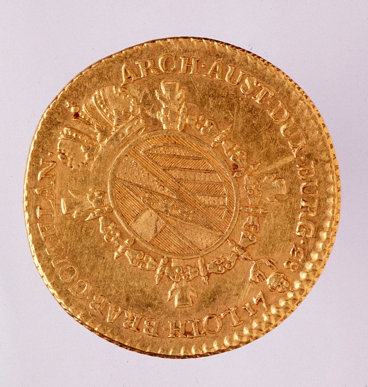 II. József császár (1740-1790) osztrák arany dublája (doublon) 1783 Nápoly, museo archeologico alkotó: Austrian School