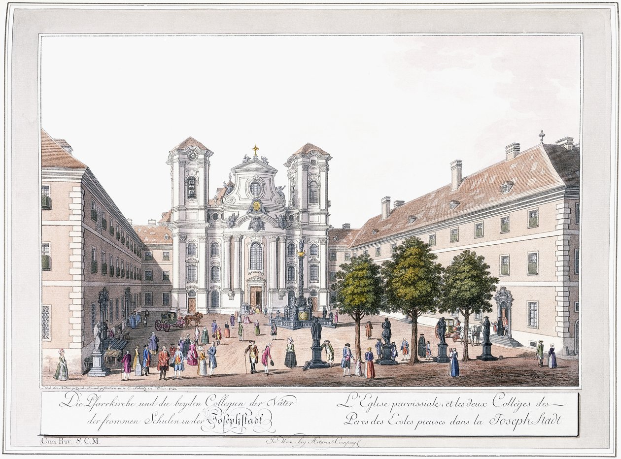 Templom és két iskola Josefstadtban, 1779-1792 alkotó: Austrian School