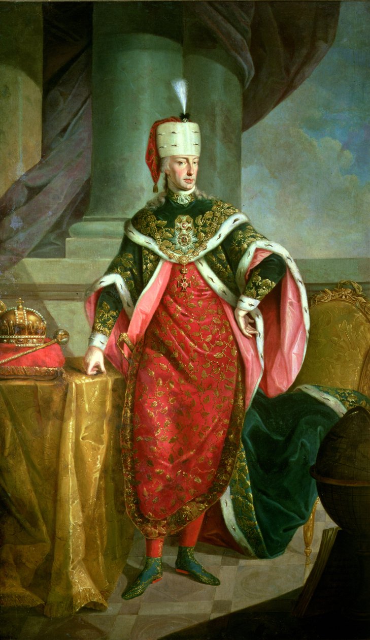 I. Ferenc császár (1708-65) A Szent István Rend hivatalos köntösét viselő római római császár alkotó: Austrian School
