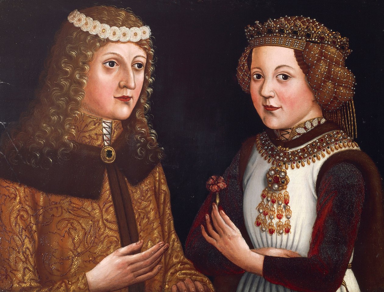 Ladislaus posztumusz cseh király és Valois-i Magdolna alkotó: Austrian School