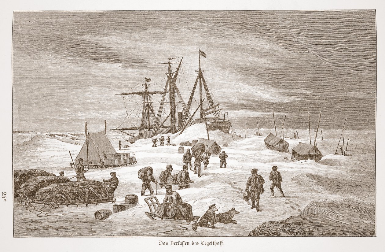 Elhagyva a Tegetthoffot, 1876 alkotó: Austrian School
