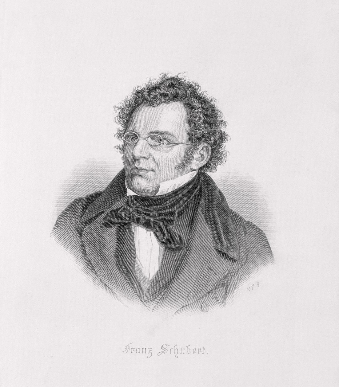Franz Schubert (1768-1827) portréja alkotó: Austrian School