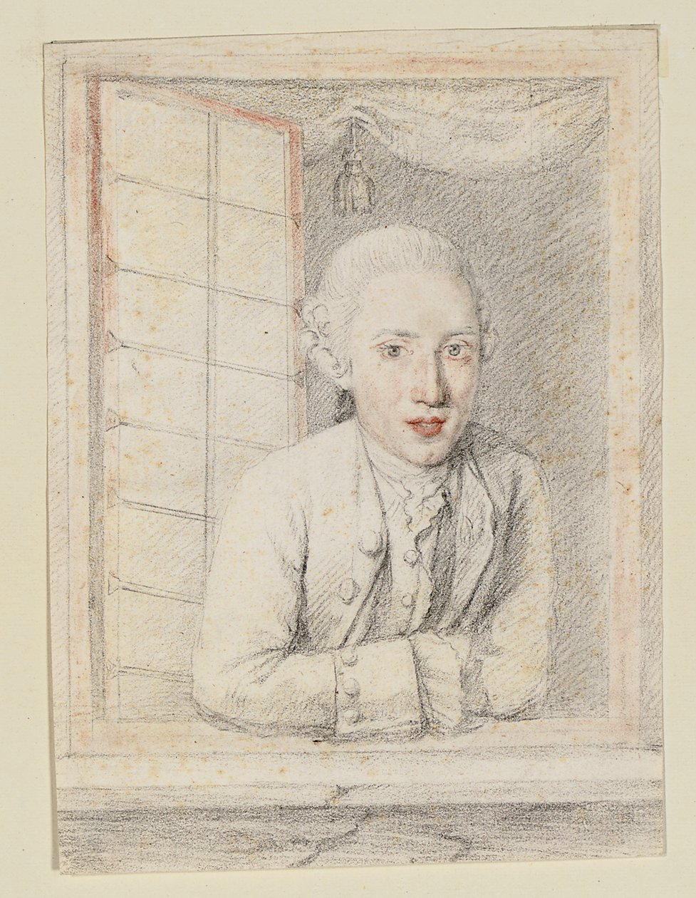 Albert Casimir August von Sachsen-Teschen herceg, az Albertina alapítójának portréja alkotó: Austrian School
