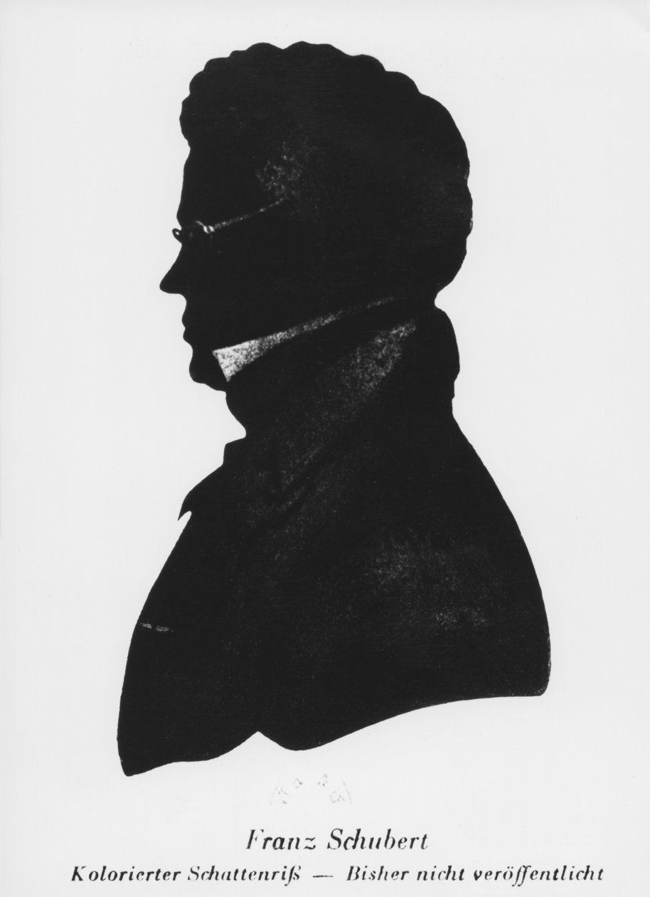 Franz Peter Schubert sziluettje alkotó: Austrian School