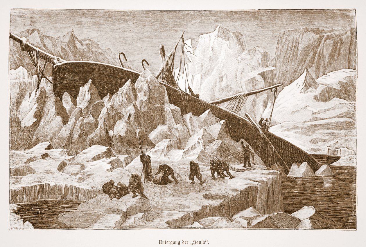 A Hansa elsüllyedése, 1876 alkotó: Austrian School