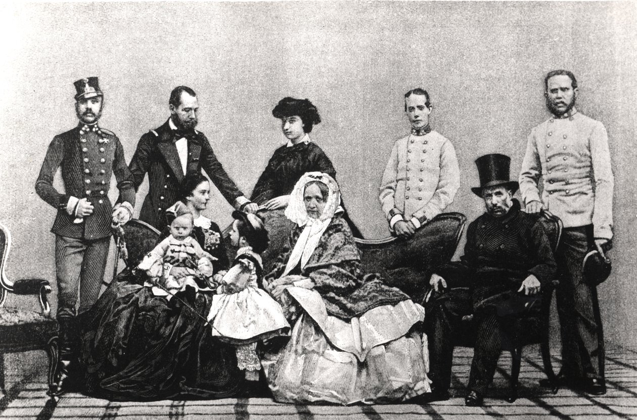 Az osztrák császári család, 1860 alkotó: Austrian School
