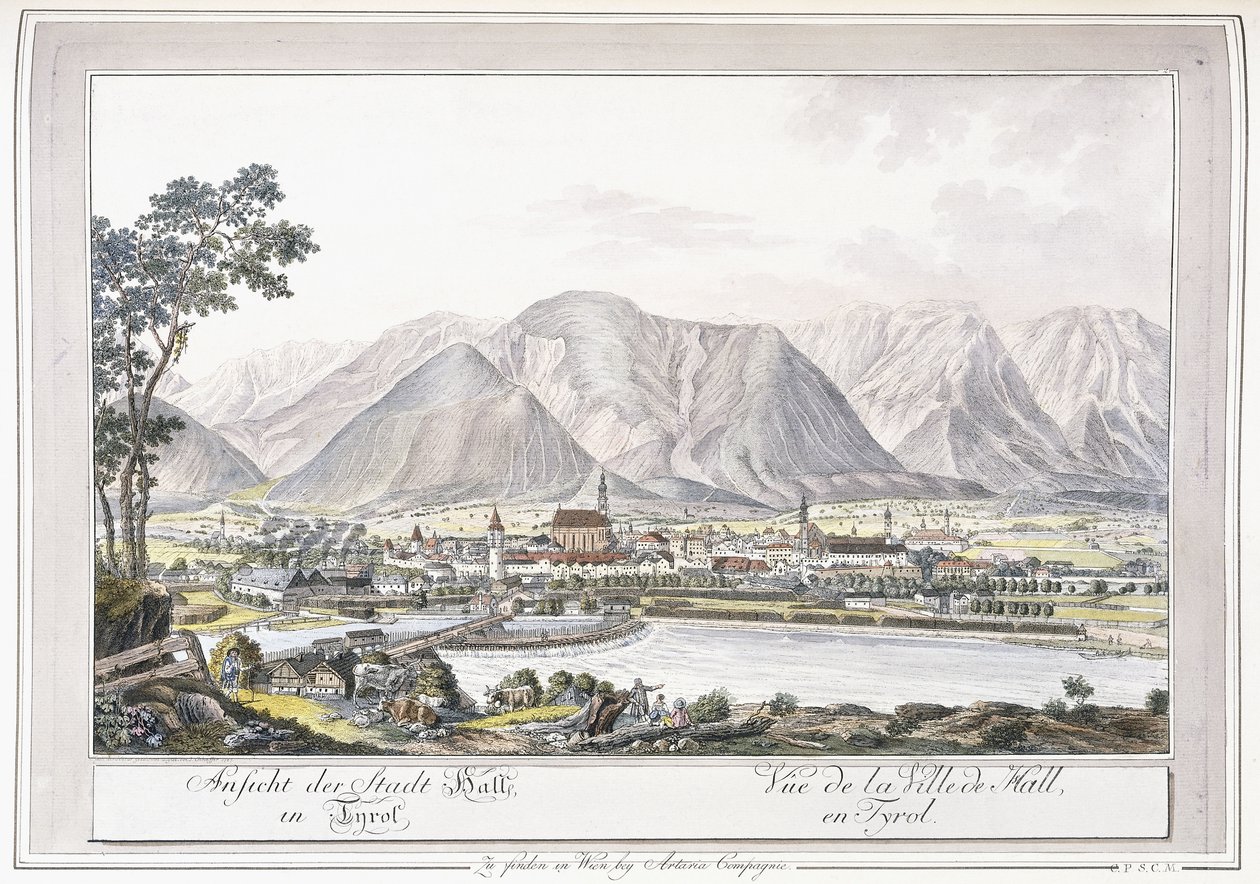 Hall in Tirol, 1779-1792 alkotó: Austrian School
