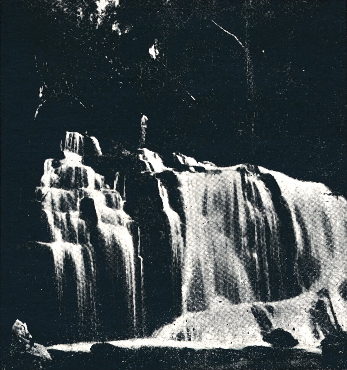 Vízesés a Rio Dourado Lencoes-on, 1895 alkotó: Axel Frick