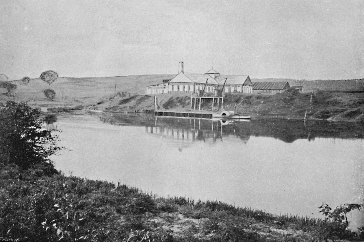 Engenho Central de Porto Feliz, Porto Feliz központi gyára, 1895 alkotó: Axel Frick