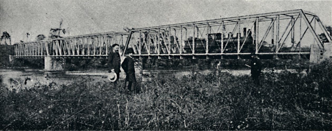 E. F. Mogyana híd a Pardo folyón, 1895 alkotó: Axel Frick
