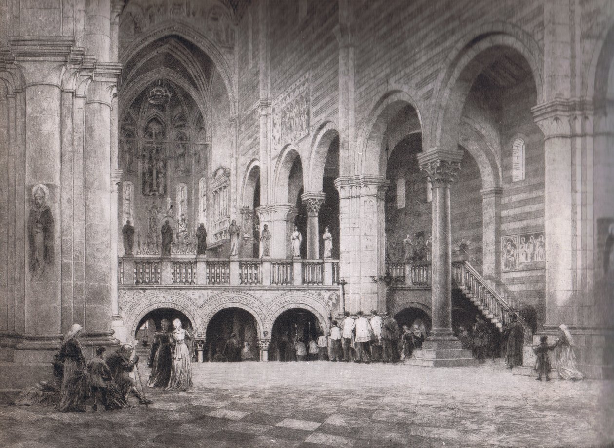 A San Zeno templom, Bibbys Annual, 1916-1917 alkotó: Axel Haig
