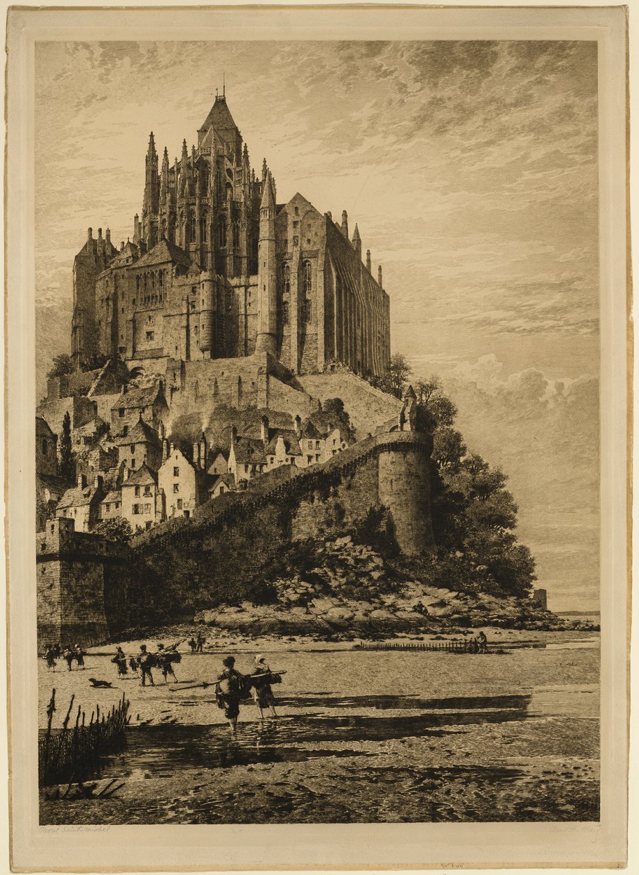 Mont Saint Michel alkotó: Axel Herman Haig