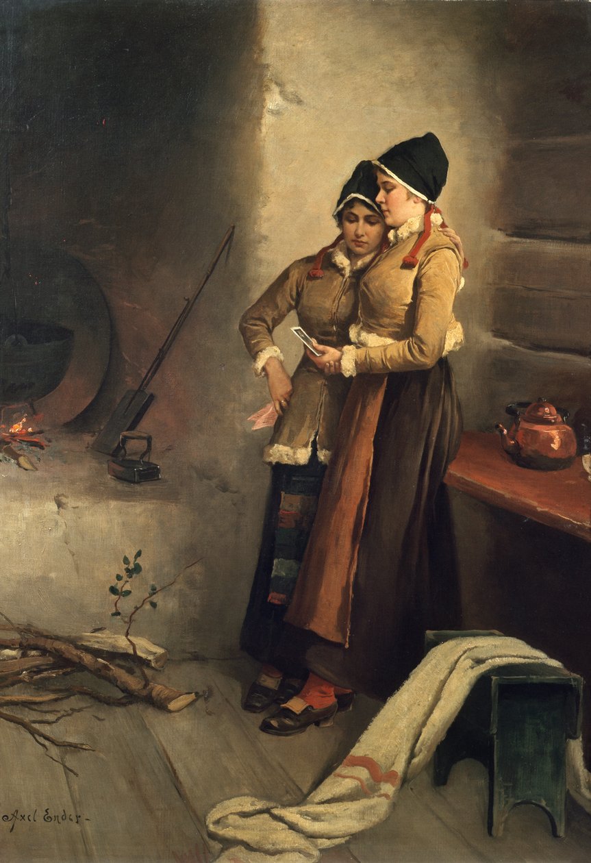 Lányok fényképezővel alkotó: Axel Hjalmar Ender