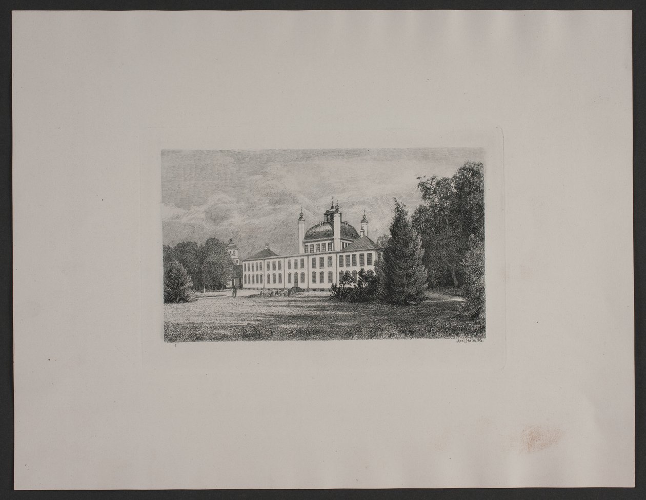 Dán: Fredensborg slot alkotó: Axel Holm