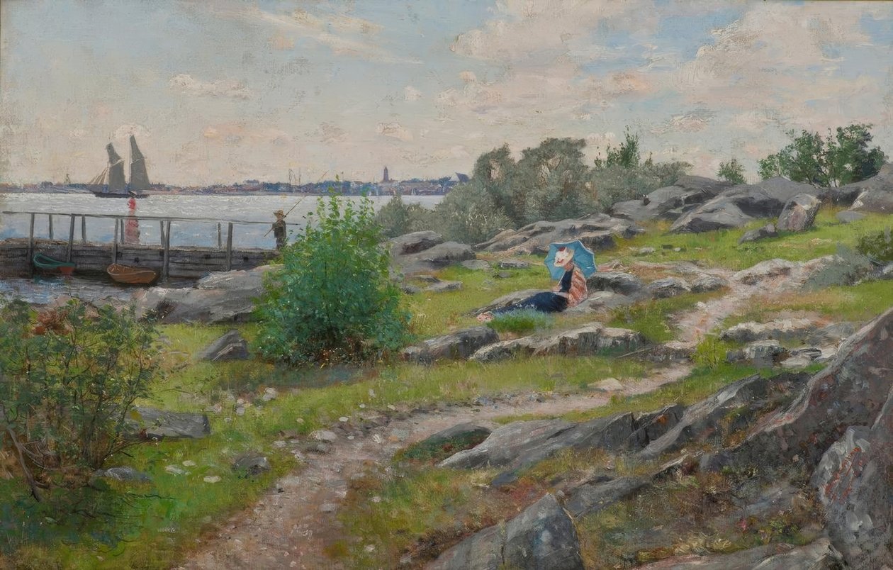 A. Lindman, A parton alkotó: Axel Lindman
