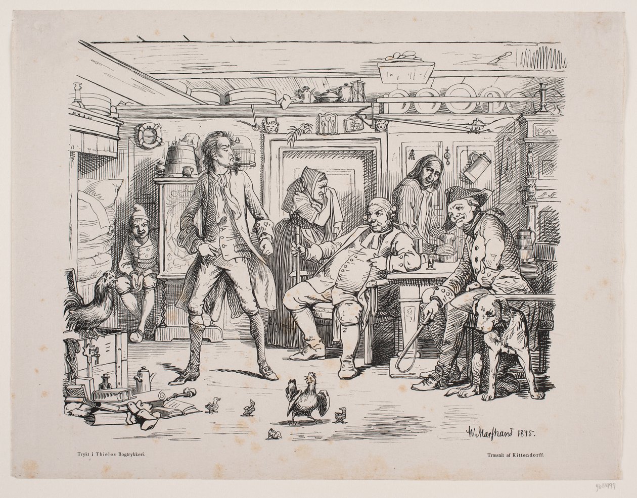 Erasmus Montanus alkotó: Axel Theodor Kittendorff