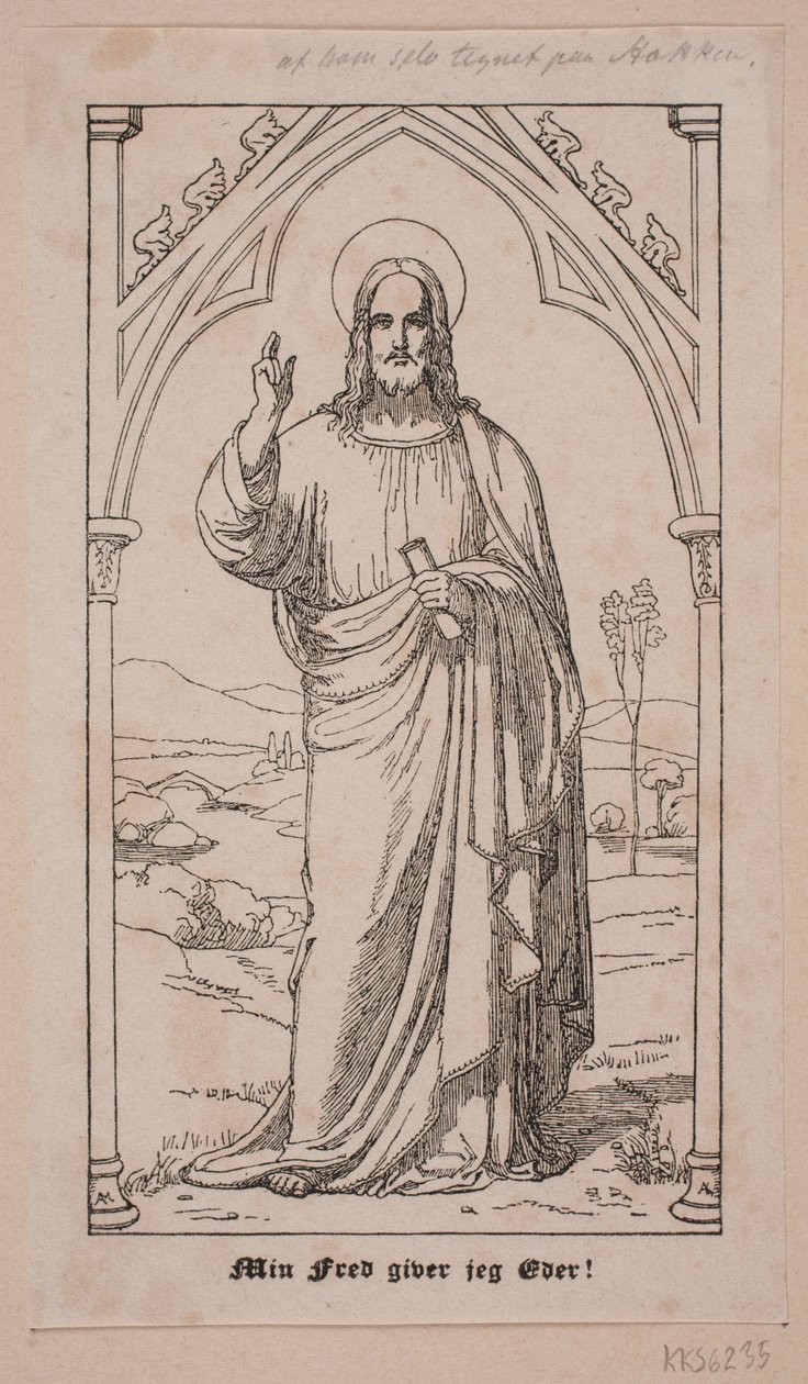 Krisztus áldása alkotó: Axel Theodor Kittendorff